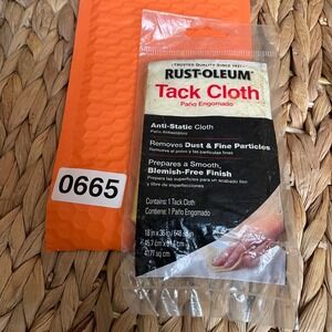 ✅ Rust-Oleum Tack Cloth Anti-Static Dust Removal Painting Prep 18x36  #️⃣0665